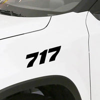 Thumbnail for Boeing 717 Car Sticker - view 2