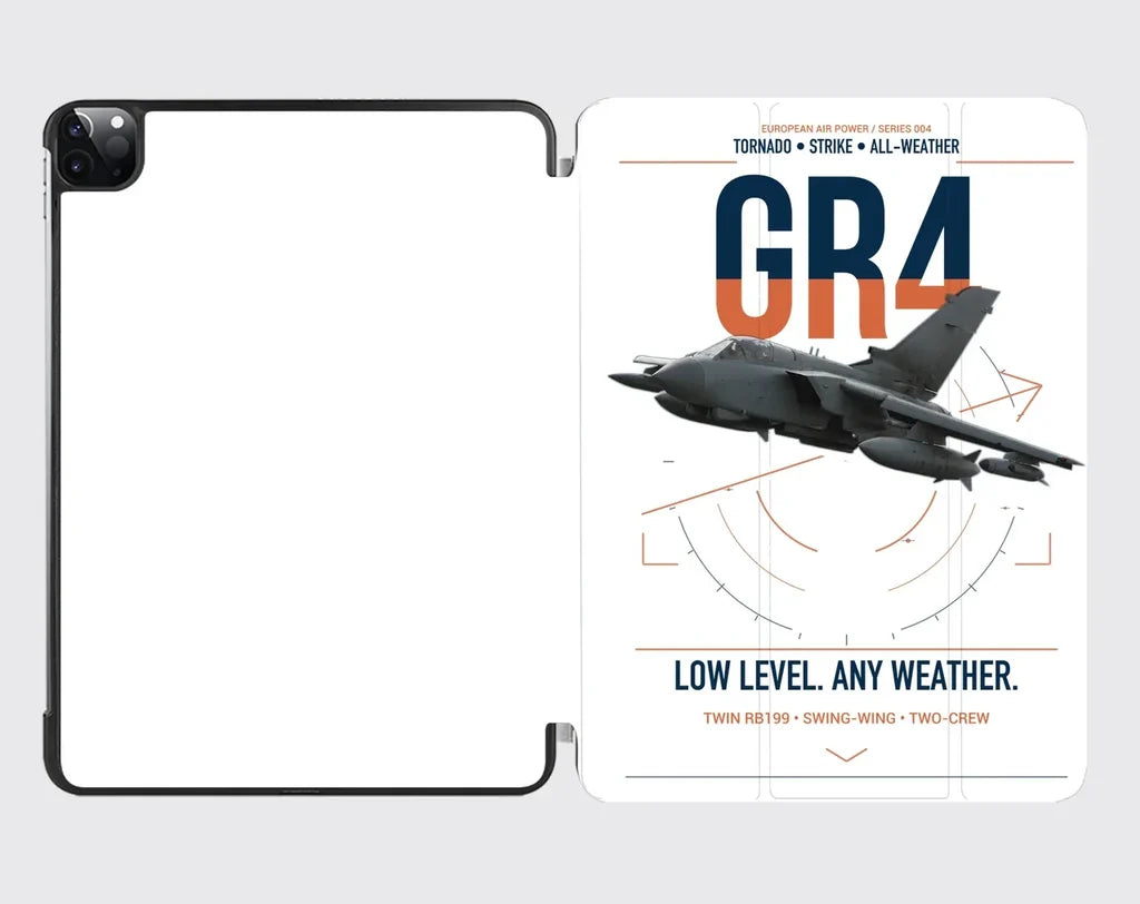Panavia Tornado GR4 design on white ipad tablet case
