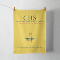 Thumbnail for Charleston International Airport (CHS) design on yellow towel