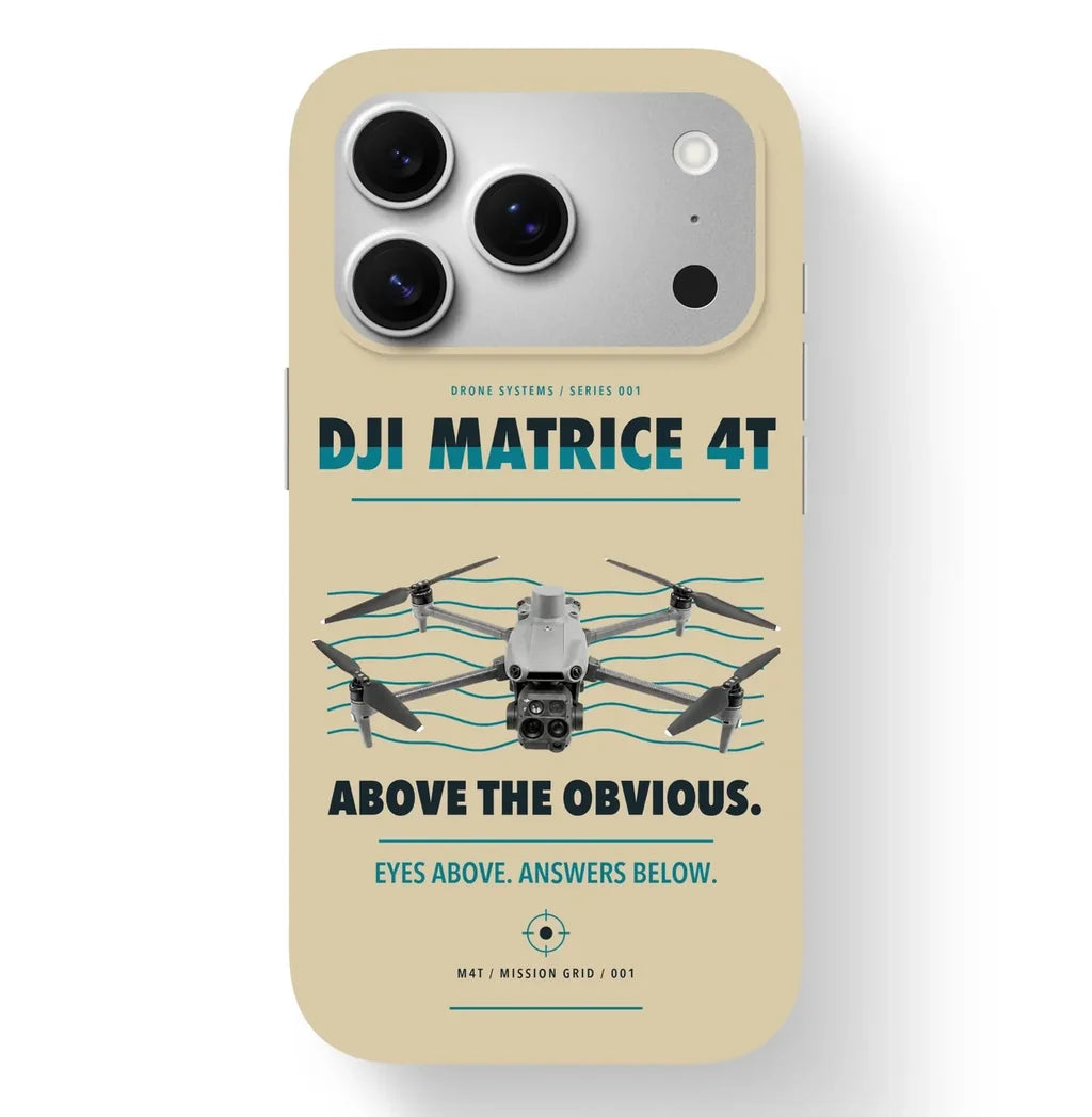 DJI Matrice 4T Case design on beige iphone case