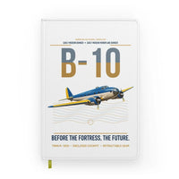Thumbnail for Martin B-10 design on white notebook