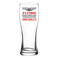 Thumbnail for Customisable Flying One Ball Beer Glass - view 2
