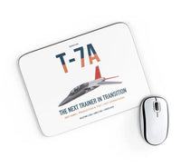 Thumbnail for T-7A Red Hawk design on white rectangle mouse pad