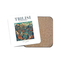 Thumbnail for TBILISI - Poster - Coaster - White