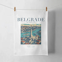 Thumbnail for BELGRADE - Poster - Towel - White