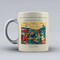 Thumbnail for VINTAGE G4487 - The Vintage Fly-In Breakfast - Ceramic Mug design on beige
