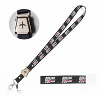 Thumbnail for Amazing 737 Max seat belt lanyard - black