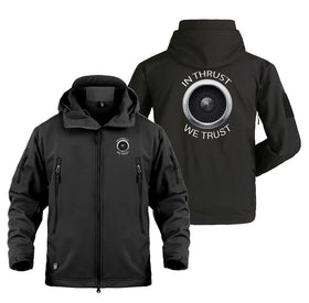 In Thrust We Trust Military Jackets (Customizable)