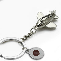Thumbnail for Customisable Airplane Shape Key Chain - view 2