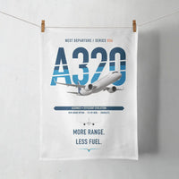 Thumbnail for Airbus A320neo design on white towel