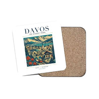 Thumbnail for DAVOS - Poster - Coaster - White