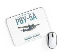 Thumbnail for PBY-5A Catalina design on white rectangle mouse pad