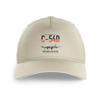 Thumbnail for C-54D Skymaster design on beige printed hat