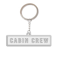 Thumbnail for Cabin Crew Text Key Chain - view 2