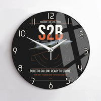 Thumbnail for Blackburn Buccaneer S2B design on black no frame wall clock