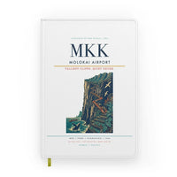 Thumbnail for Molokai Airport (MKK) design on white notebook