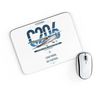 Thumbnail for Cessna 206 Stationair design on white rectangle mouse pad