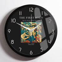Thumbnail for VINTAGE G4144 - The First Solo - Designed Wall Clocks design on black framed