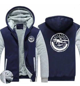 Aviation Lovers Zipped Sweatshirts