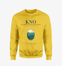 Thumbnail for Kualanamu International Airport Medan (KNO) design on yellow sweatshirt