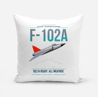 Thumbnail for F-102A Delta Dagger design on white pillow