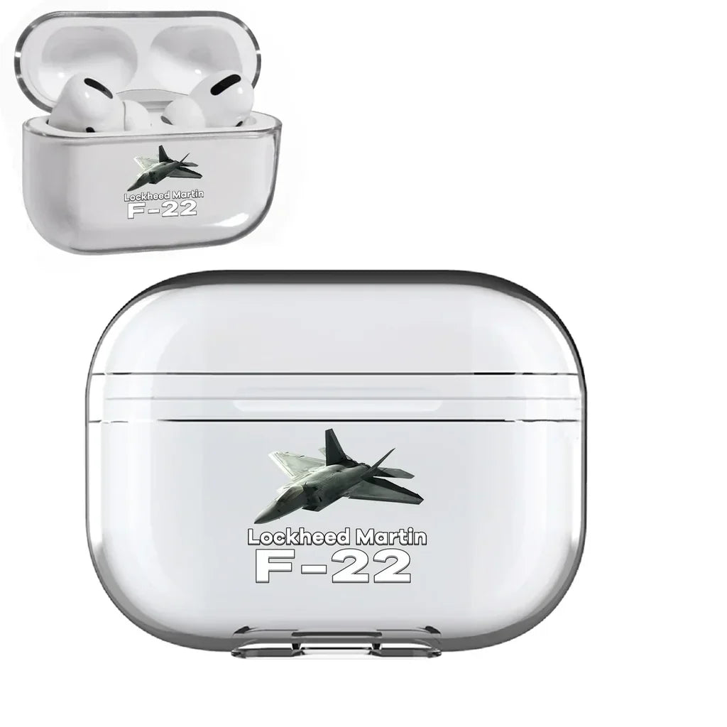 The Fighter Jet 22 Silhouette AirPods Pro transparent case - Normal