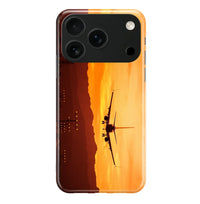 Thumbnail for Landing Aircraft During Sunset iPhone Case - view 2