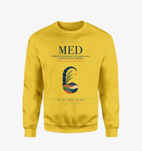 Thumbnail for Prince Mohammad Bin Abdulaziz International Airport (MED) design on yellow sweatshirt