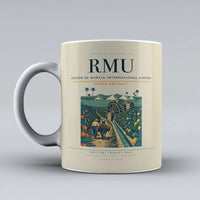 Thumbnail for Región de Murcia International Airport (RMU) airport code design on beige ceramic mug