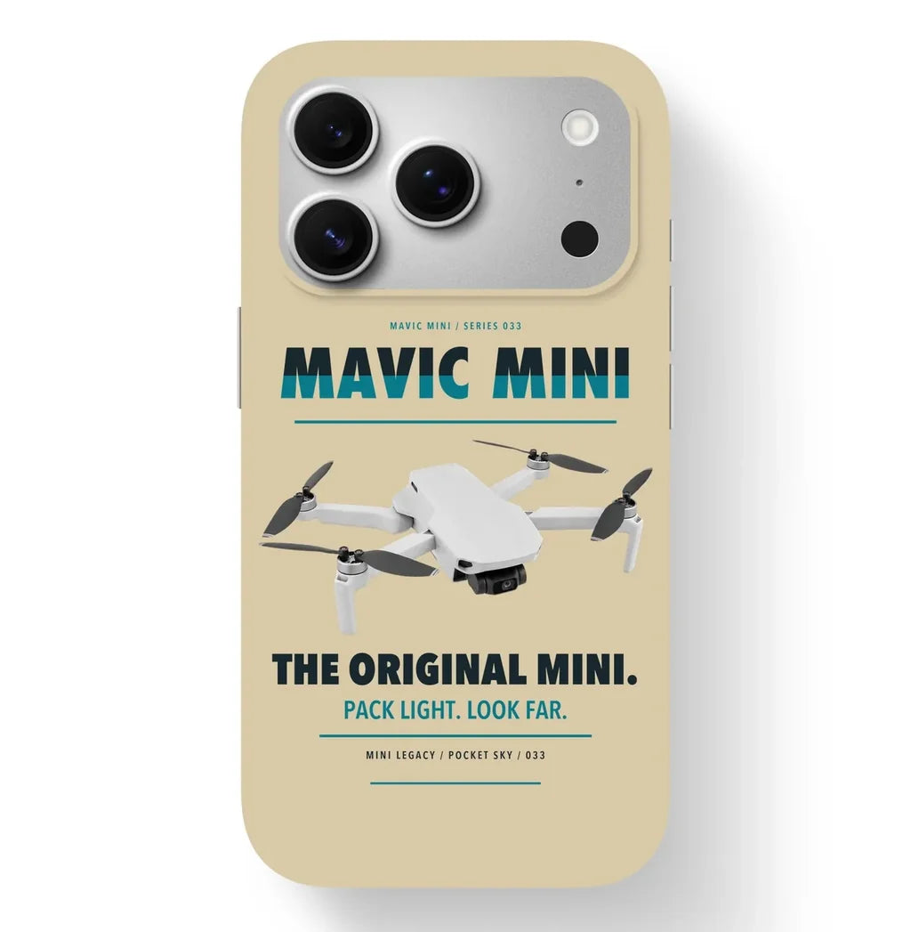 DJI Mavic Mini Case design on beige iphone case
