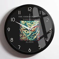 Thumbnail for VINTAGE G4021 - The Andes Crossing - Designed Wall Clocks design on black framed