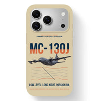 Thumbnail for MC-130J COMMANDO II design on beige magsafe iphone case, for iPhone 17 Pro