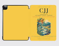 Thumbnail for Cheongju International Airport (CJJ) design on yellow ipad tablet case