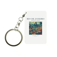 Thumbnail for RIO DE JANEIRO - Poster - Key Chain - White