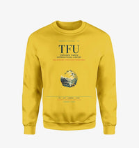 Thumbnail for Chengdu Tianfu International Airport (TFU) design on yellow sweatshirt