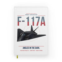 Thumbnail for F-117A Nighthawk design on white notebook