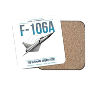 Thumbnail for F-106A Delta Dart design on white 1 piece coaster