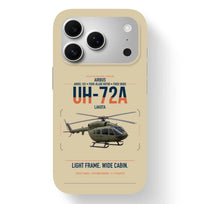 Thumbnail for Airbus UH-72A Lakota design on beige magsafe iphone case, for iPhone 17 Pro
