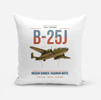Thumbnail for B-25J Mitchell design on white pillow