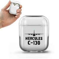 Thumbnail for Military Transport Airplane C 130 AirPods transparent case - Normal