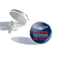 Thumbnail for Flying One Ball Earrings - view 3