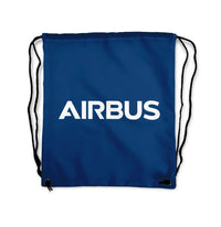 Thumbnail for Airbus & Text Drawstring Bag - view 2