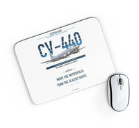 Thumbnail for Convair CV-440 Metropolitan design on white rectangle mouse pad