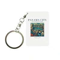Thumbnail for PANAMA CITY - Poster - Key Chain - White