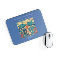 Thumbnail for VINTAGE G4385 - The Prop To Jet Handshake - Designed Mouse Pads design on blue rectangle