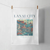 Thumbnail for LANAI CITY - Poster - Towel - White
