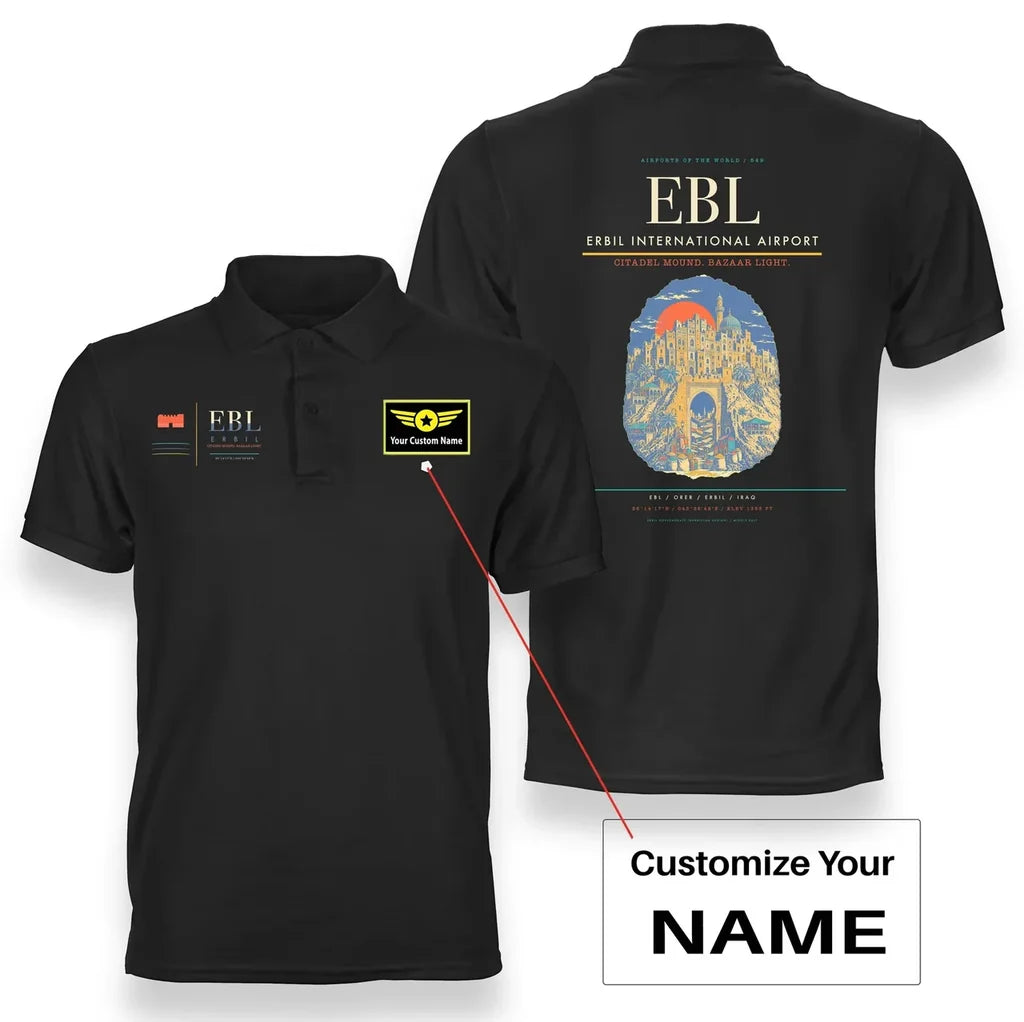 Erbil International Airport EBL Black+Name