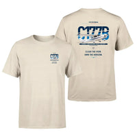 Thumbnail for Cessna 177B Cardinal design on beige t-shirt, double-side print