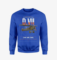 Thumbnail for Fokker D.VII design on blue sweatshirt