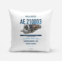 Thumbnail for AE 2100D3 design on white pillow
